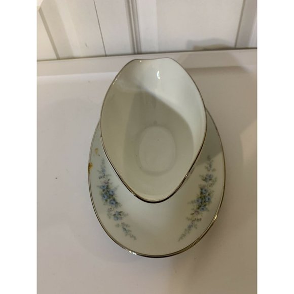 Noritake Roseberry Gravy Boat #6241 Japan - Picture 6 of 8